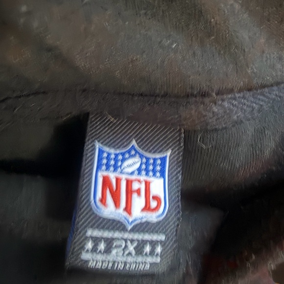 NFL Black Hoodie with Red and Blue Tag - Picture 3 of 3